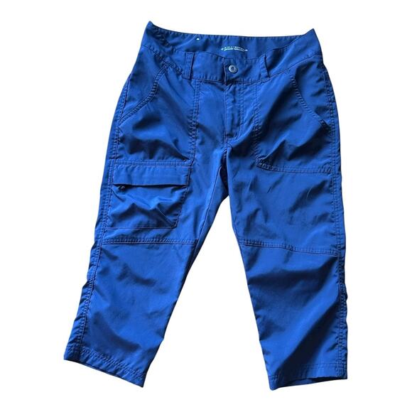 Columbia sportswear company Womens size 2 / 26”  Omni-Shield blue Capri Pants - Picture 2 of 10